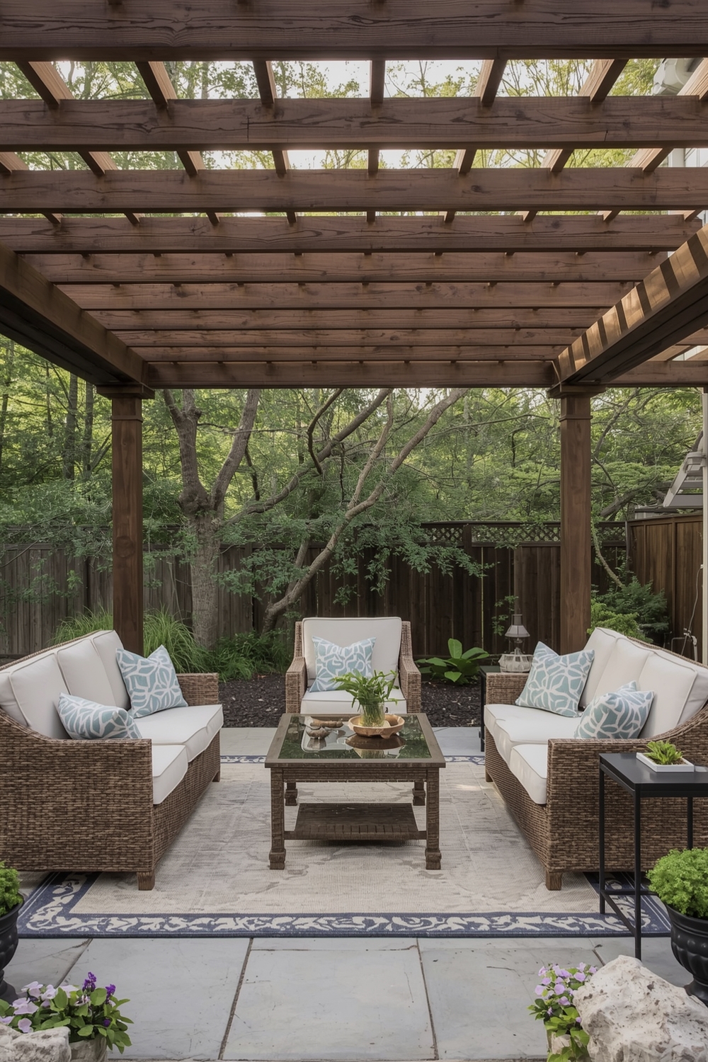 Using Pergolas to Define Outdoor Rooms