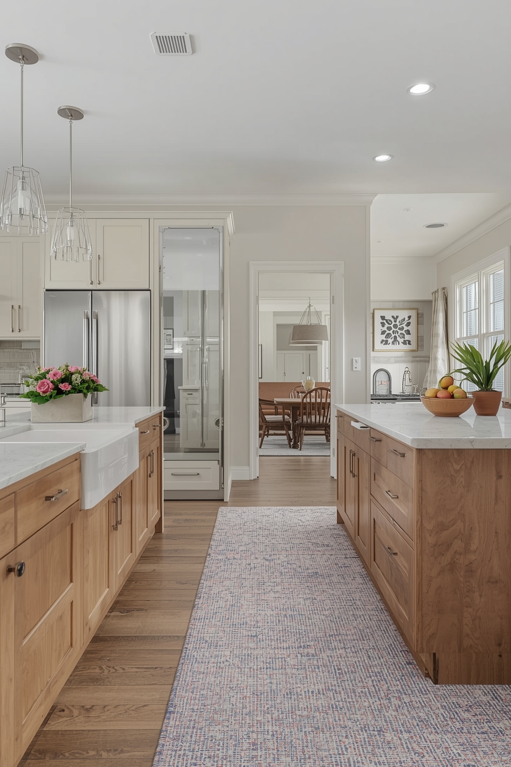 Using Two-Tone Cabinets in Open Kitchens