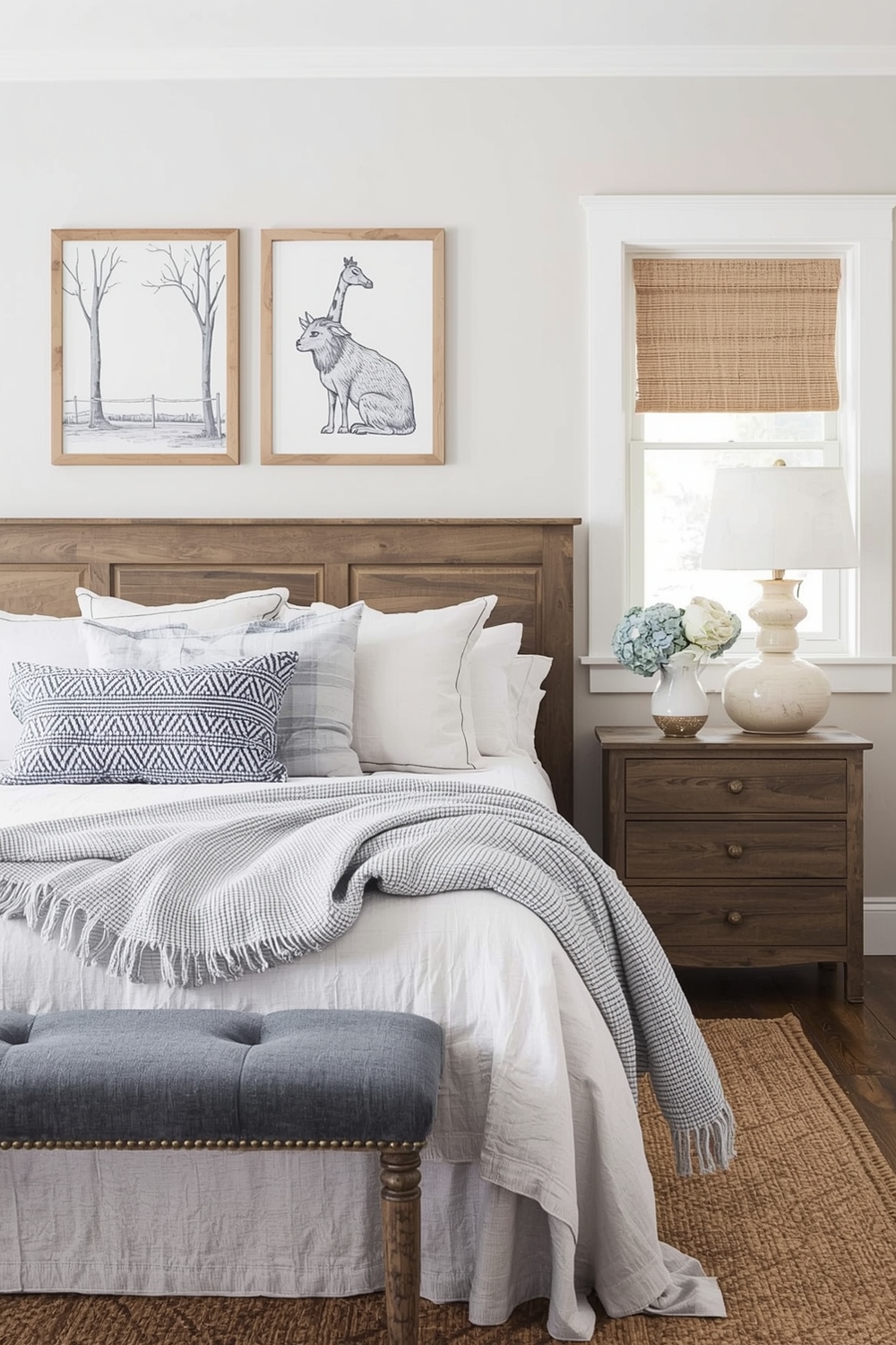 Wall Art for Farmhouse Bedrooms