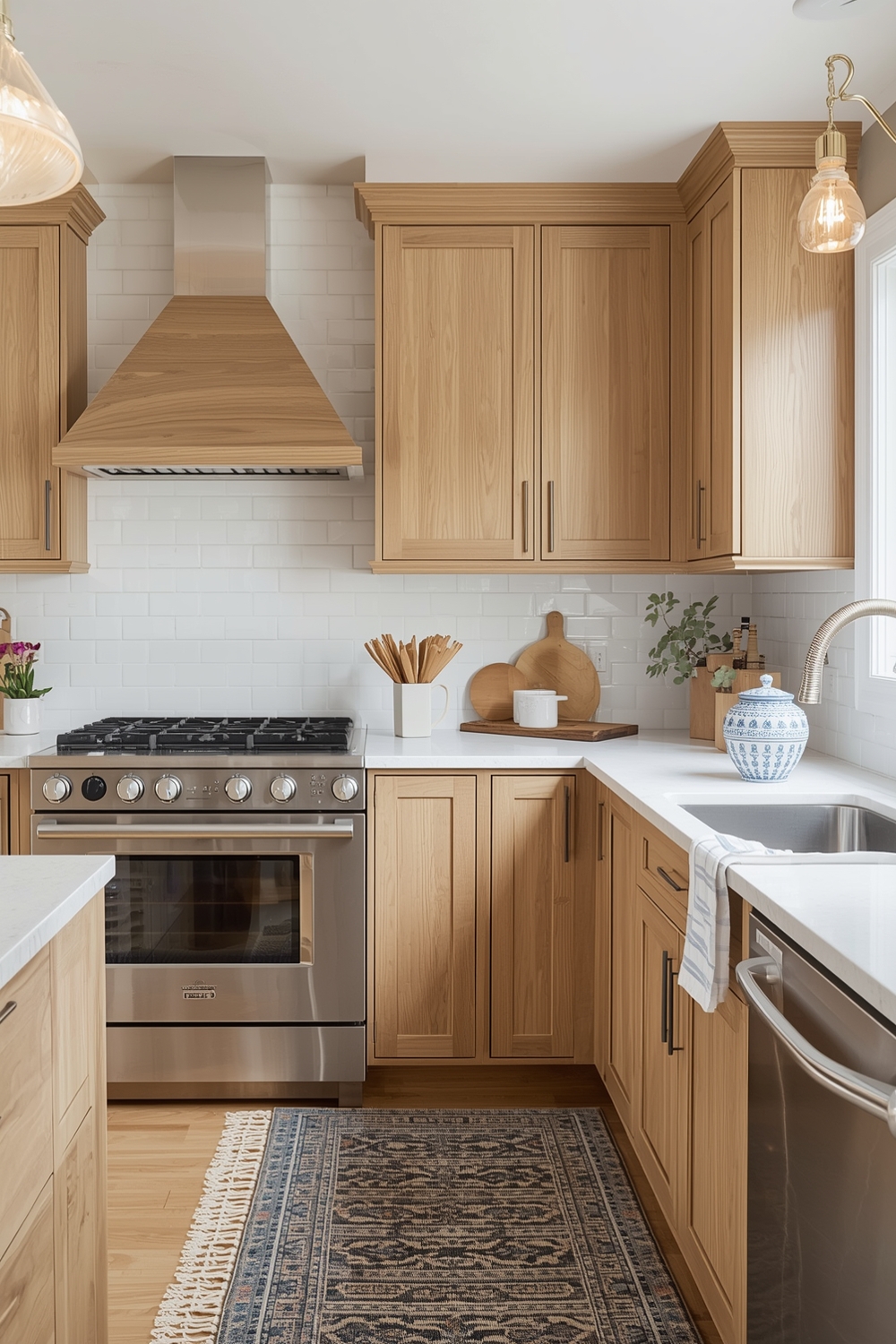 White Oak Cabinets That Make Small Kitchens Look Bigger