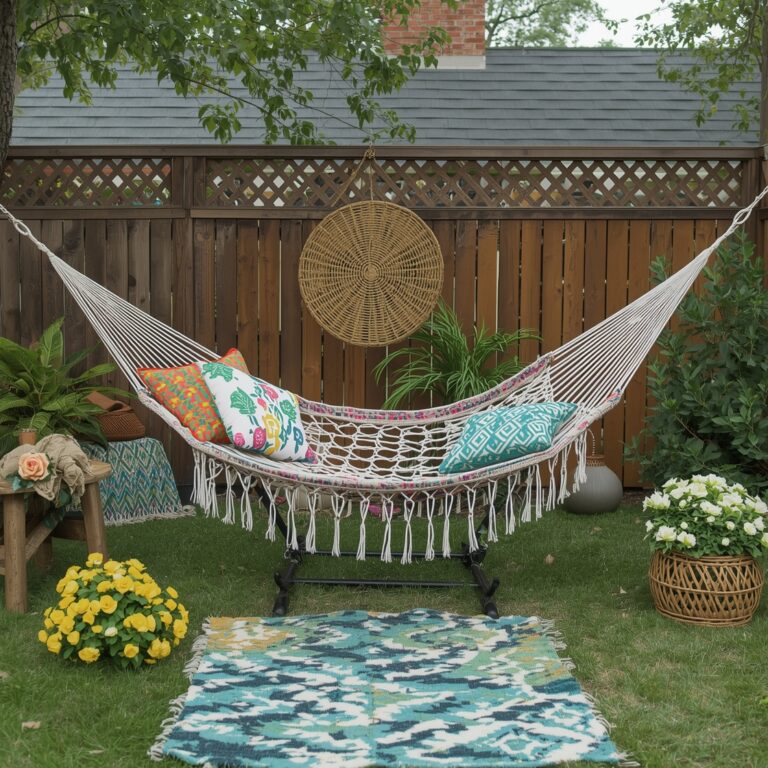 backyard hammock for outdoor relaxation