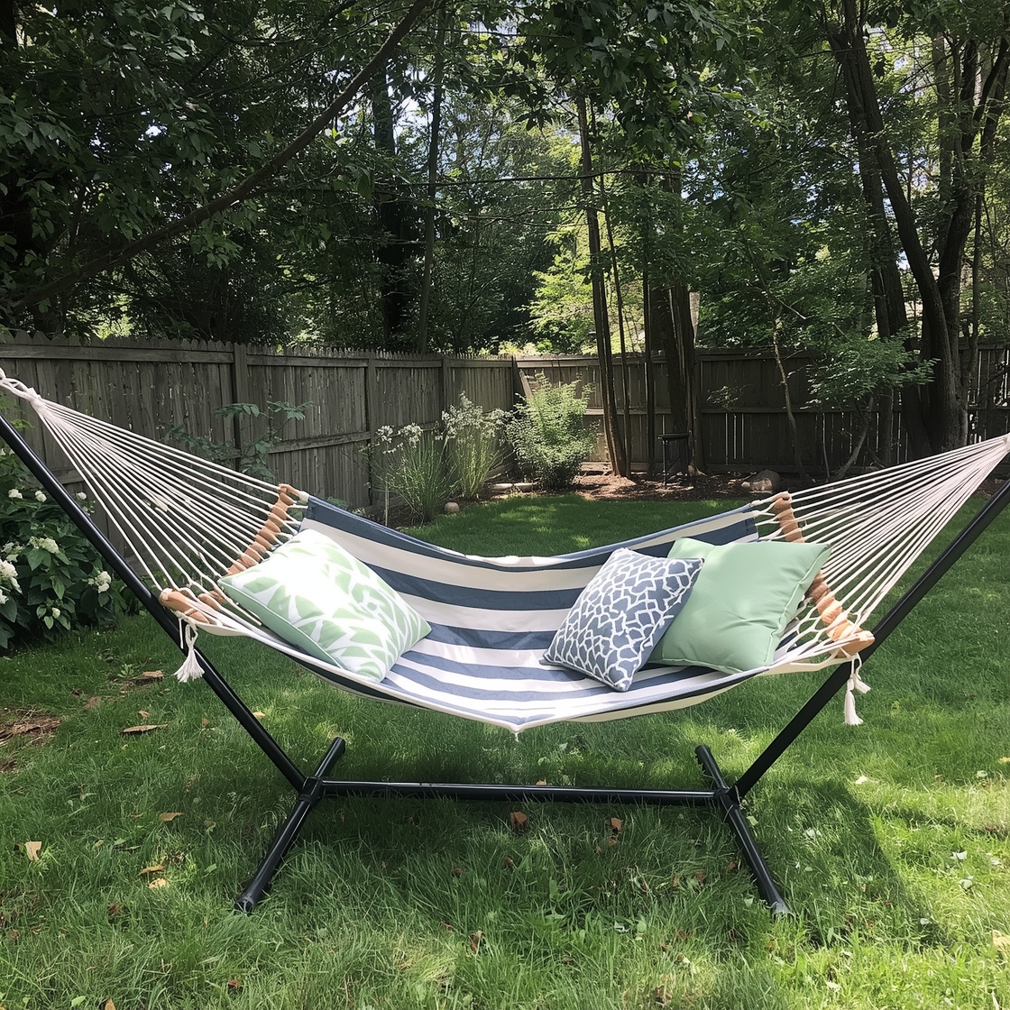 backyard hammock for outdoor relaxation