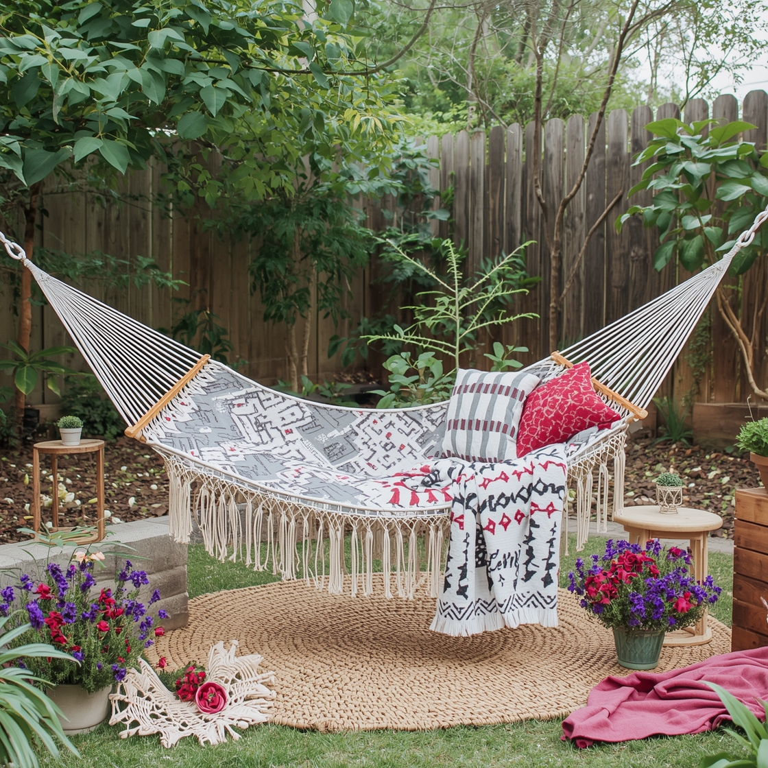 backyard hammock for outdoor relaxation