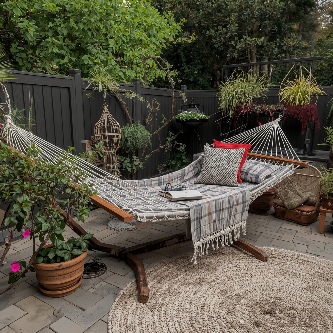 backyard hammock for outdoor relaxation