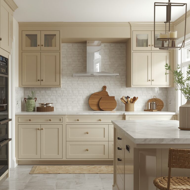 beige kitchen cabinet inspiration