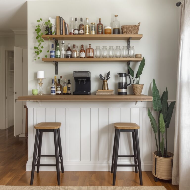 creative home coffee bar setup inspiration
