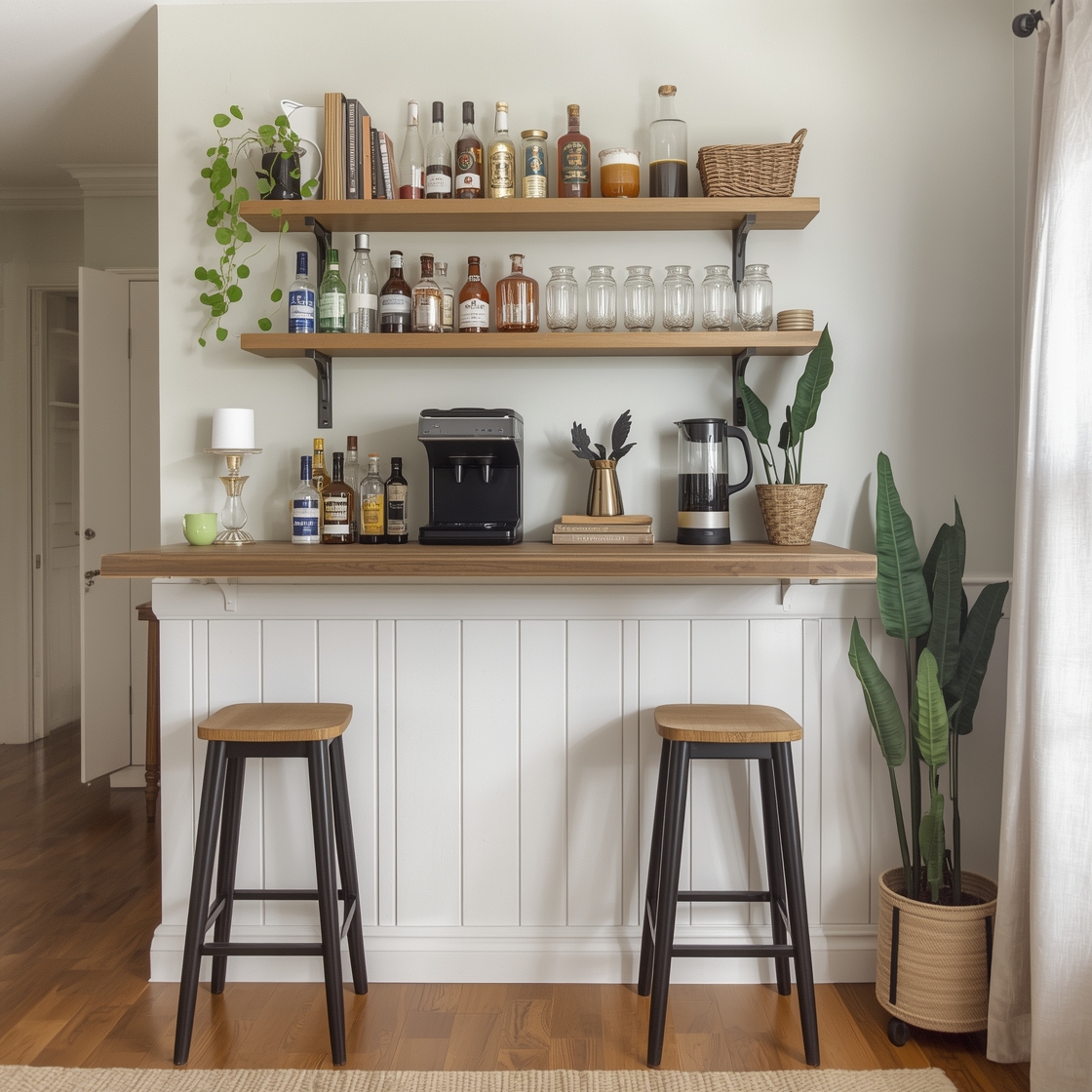 creative home coffee bar setup inspiration