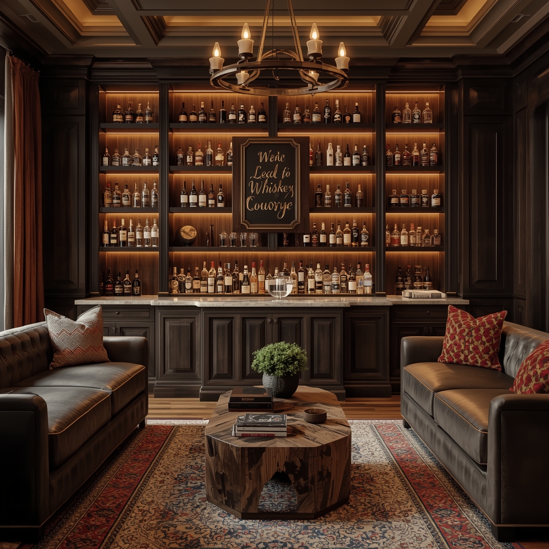 home whiskey lounge bar room