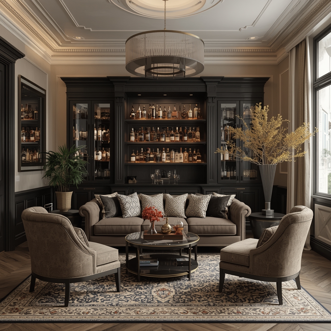 home whiskey lounge bar room