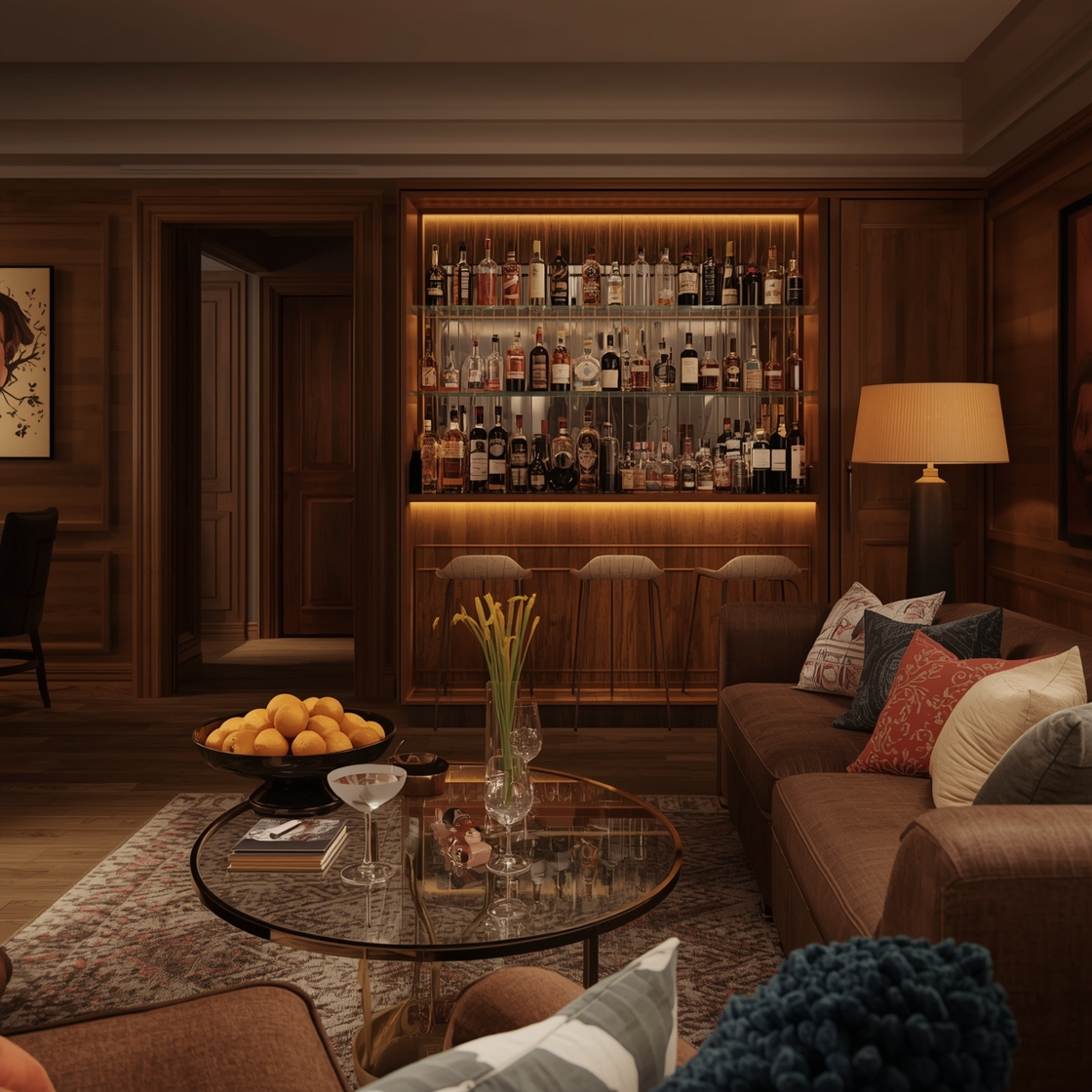 home whiskey lounge bar room