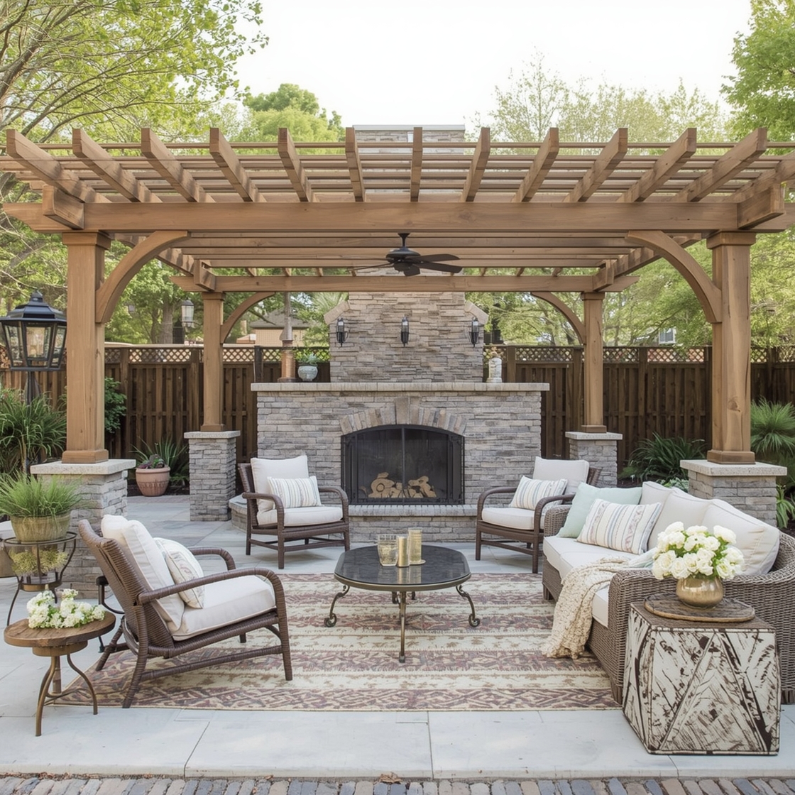 patio pergola designs outdoor living
