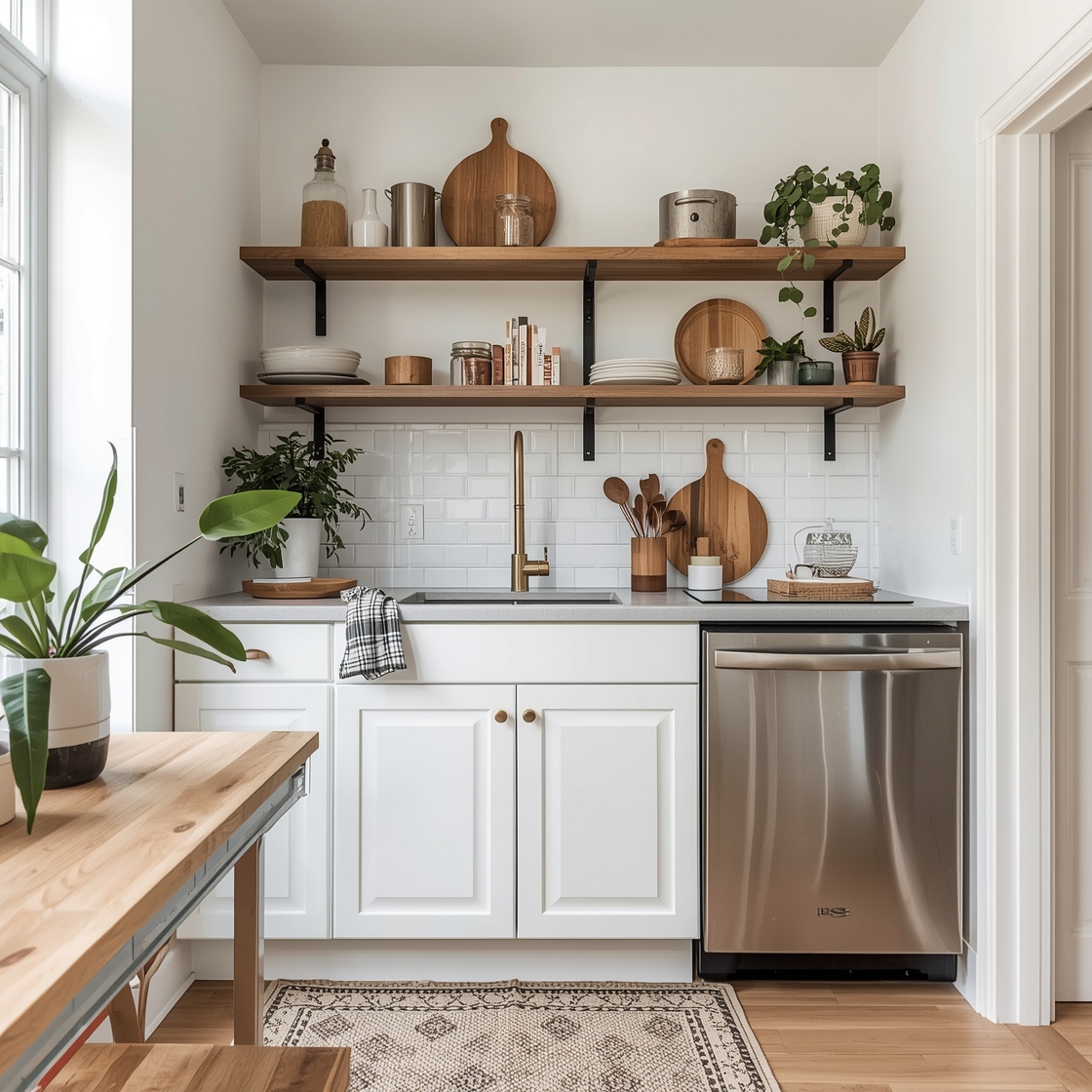 small kitchen inspiration space-saving