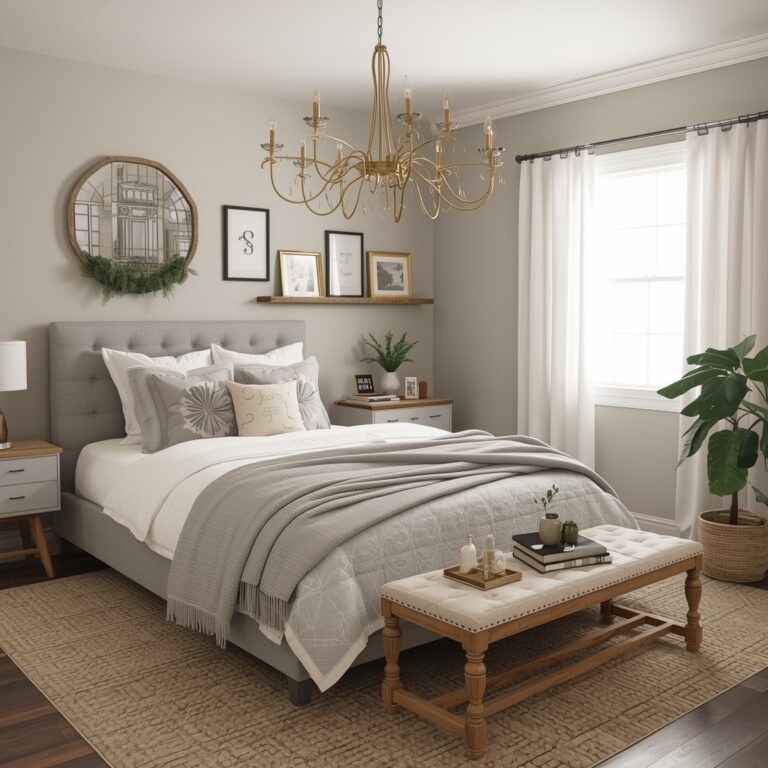vintage farmhouse bedroom decor inspiration