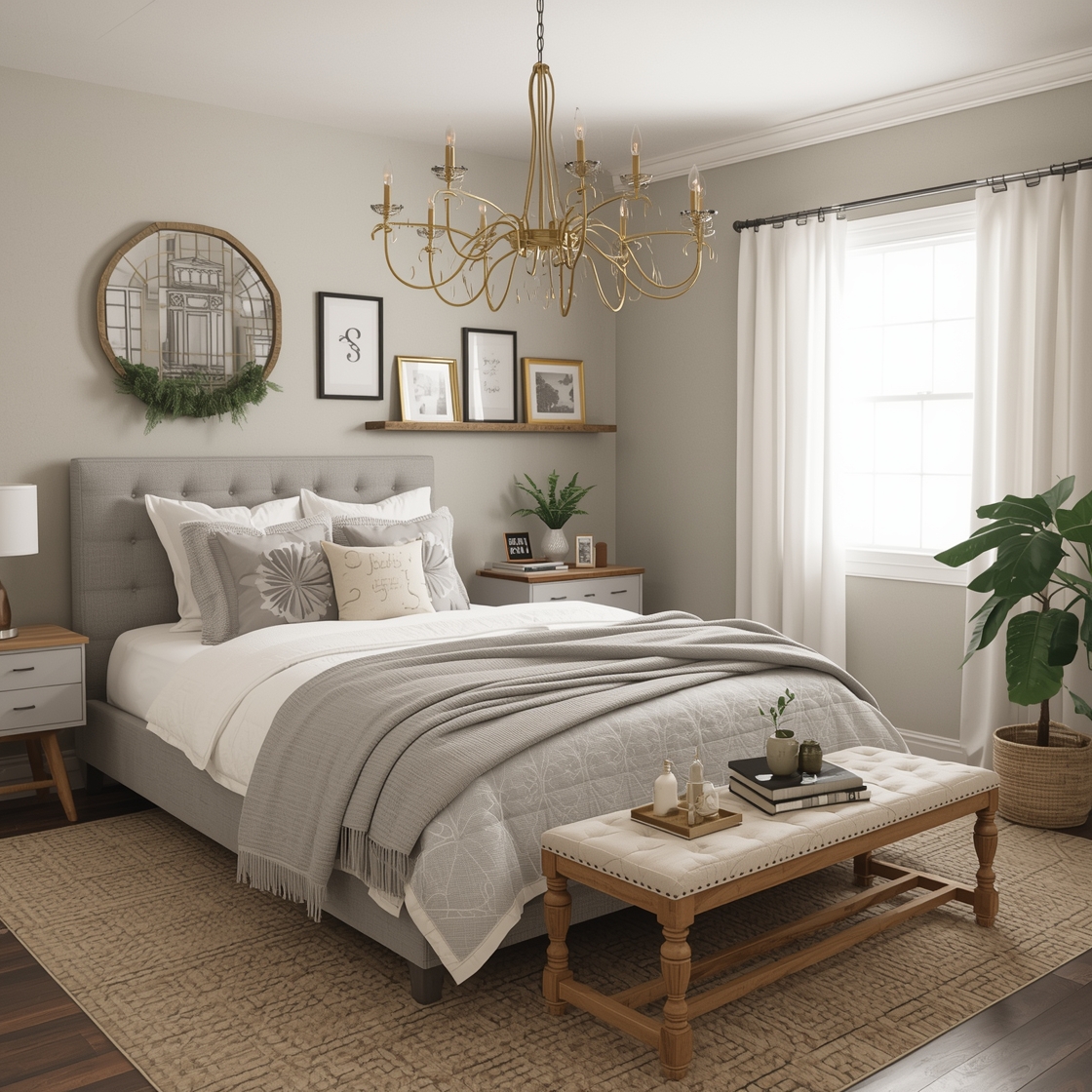 vintage farmhouse bedroom decor inspiration