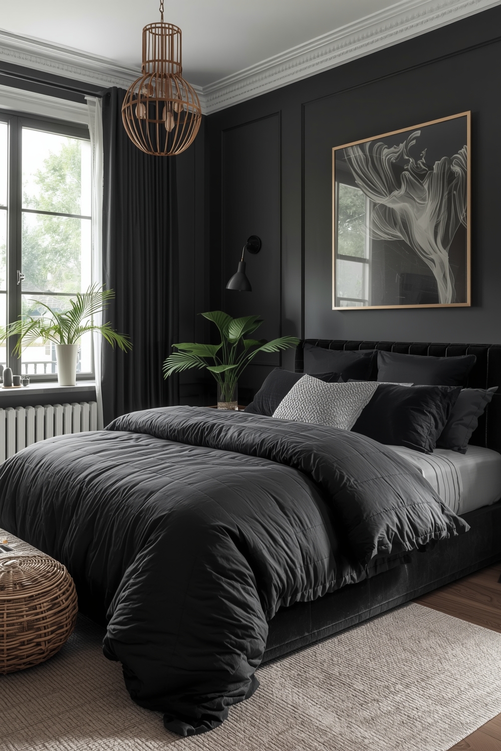 Black Bedding Styling Ideas