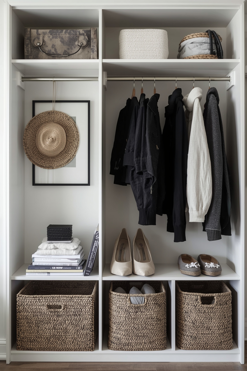 Black & Neutral Storage Ideas