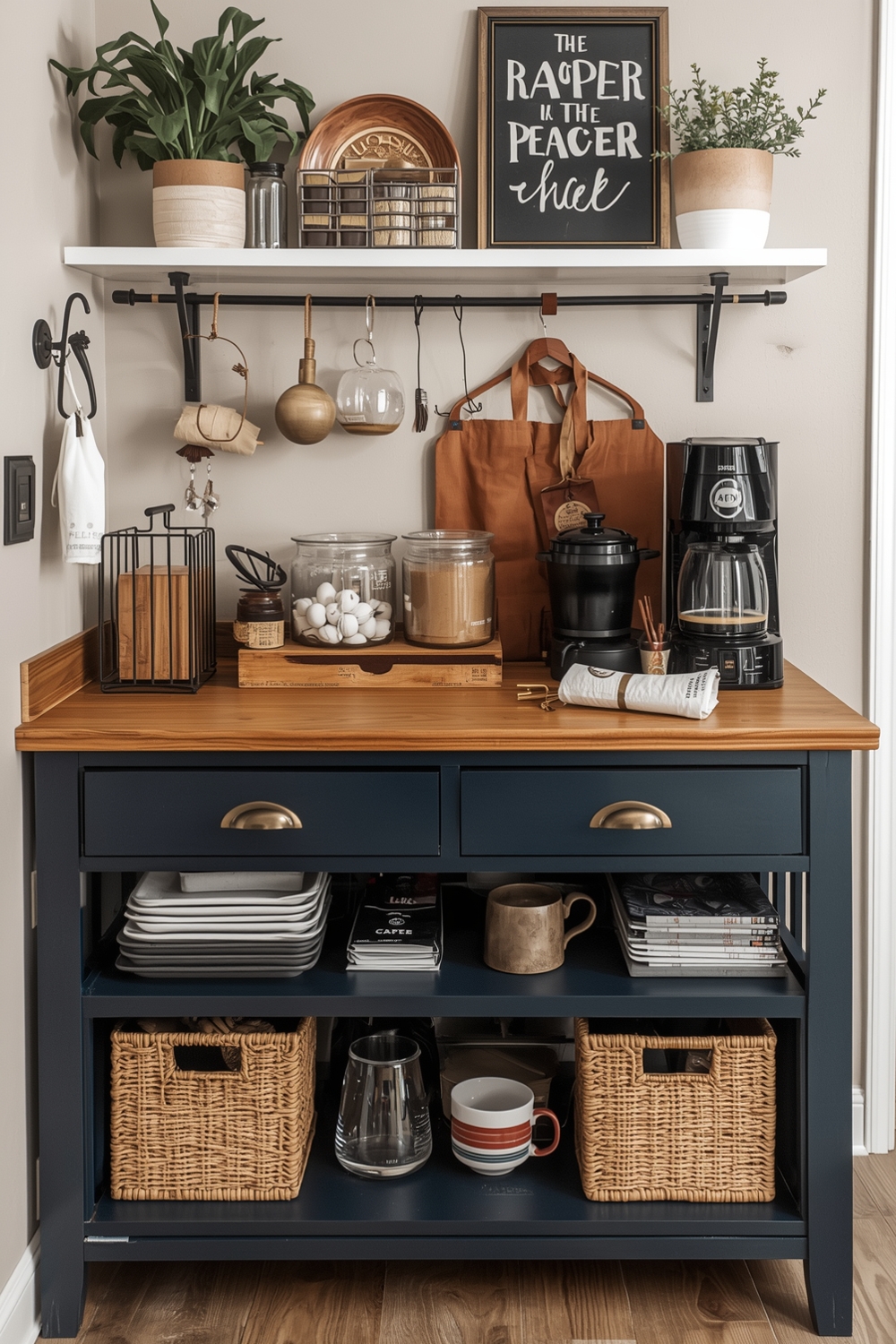 Coffee Bar Organization Ideas