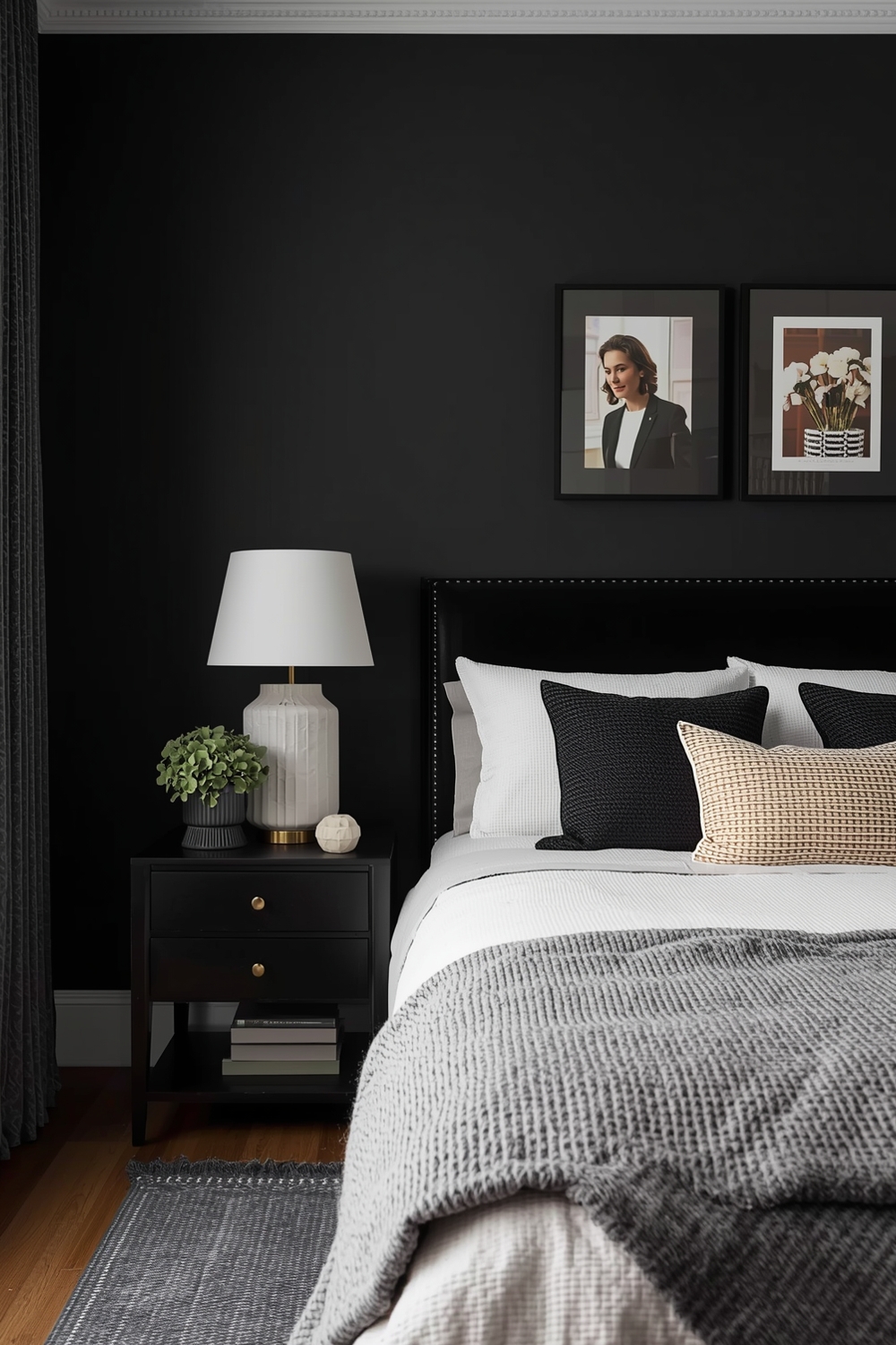 Cozy Black Bedroom Updates