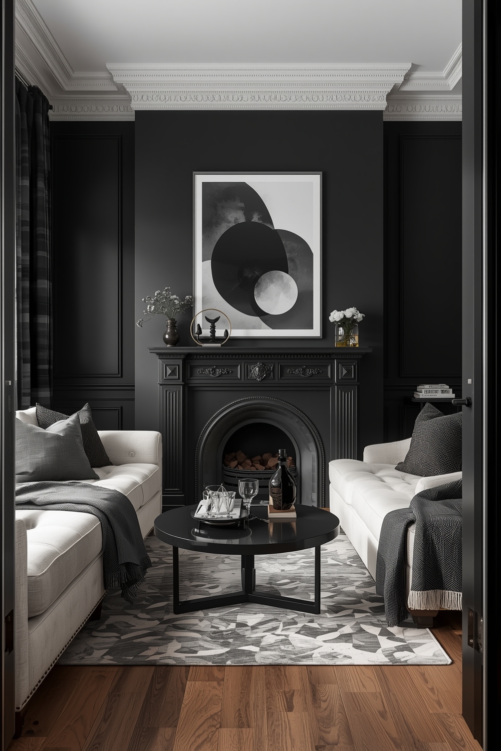 Creating Depth With Black & Grey