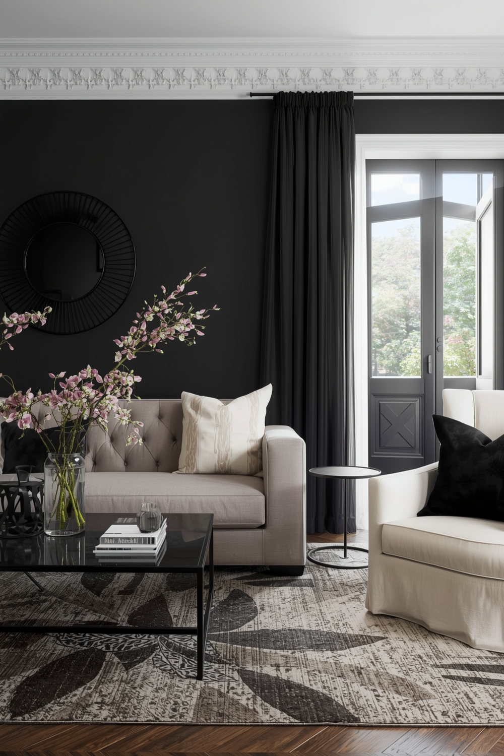 Elegant Black & Neutral Pairings