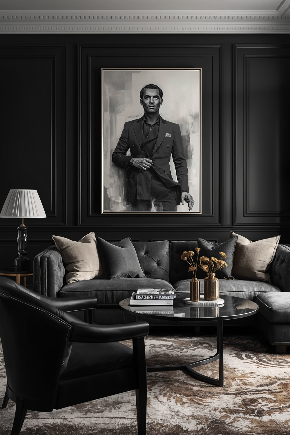 Mixing Modern & Classic Black Decor