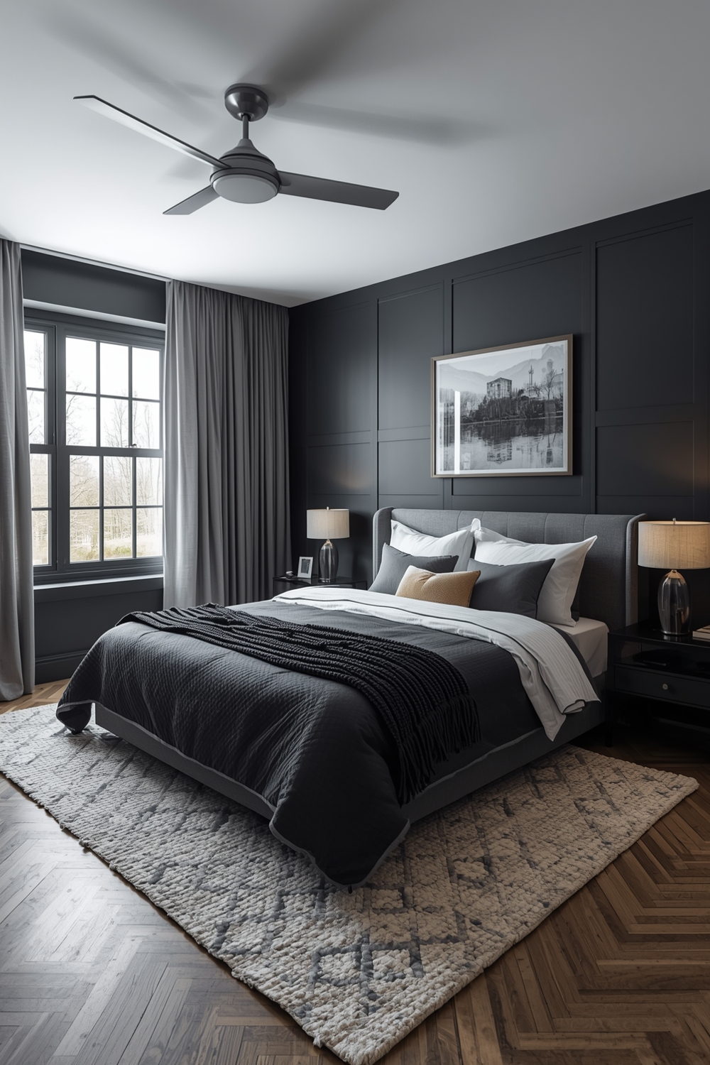 Modern Black Bedroom Designs