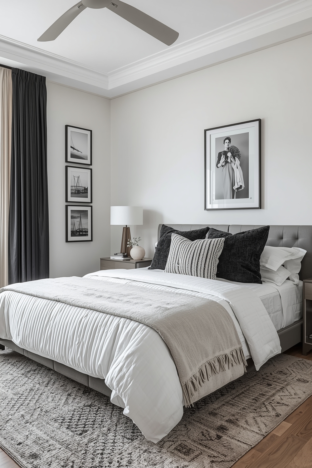 Monochrome Bedroom Inspiration