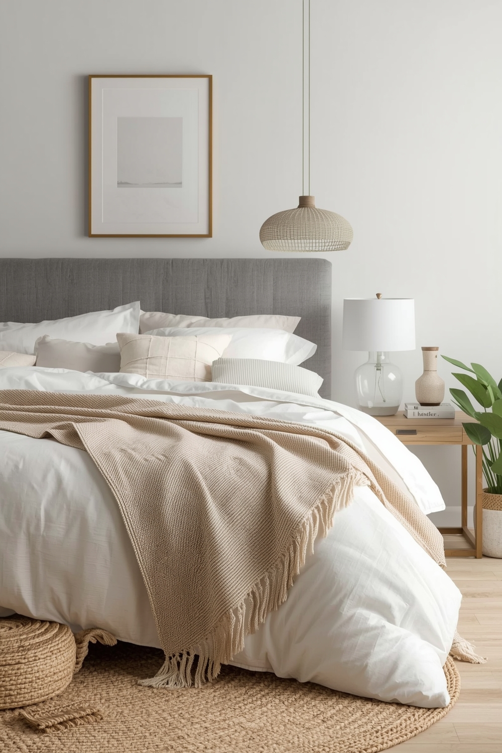 Neutral Bedding & Linens Styling