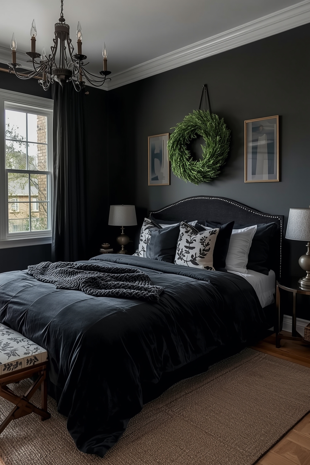 Seasonal Black Bedroom Ideas