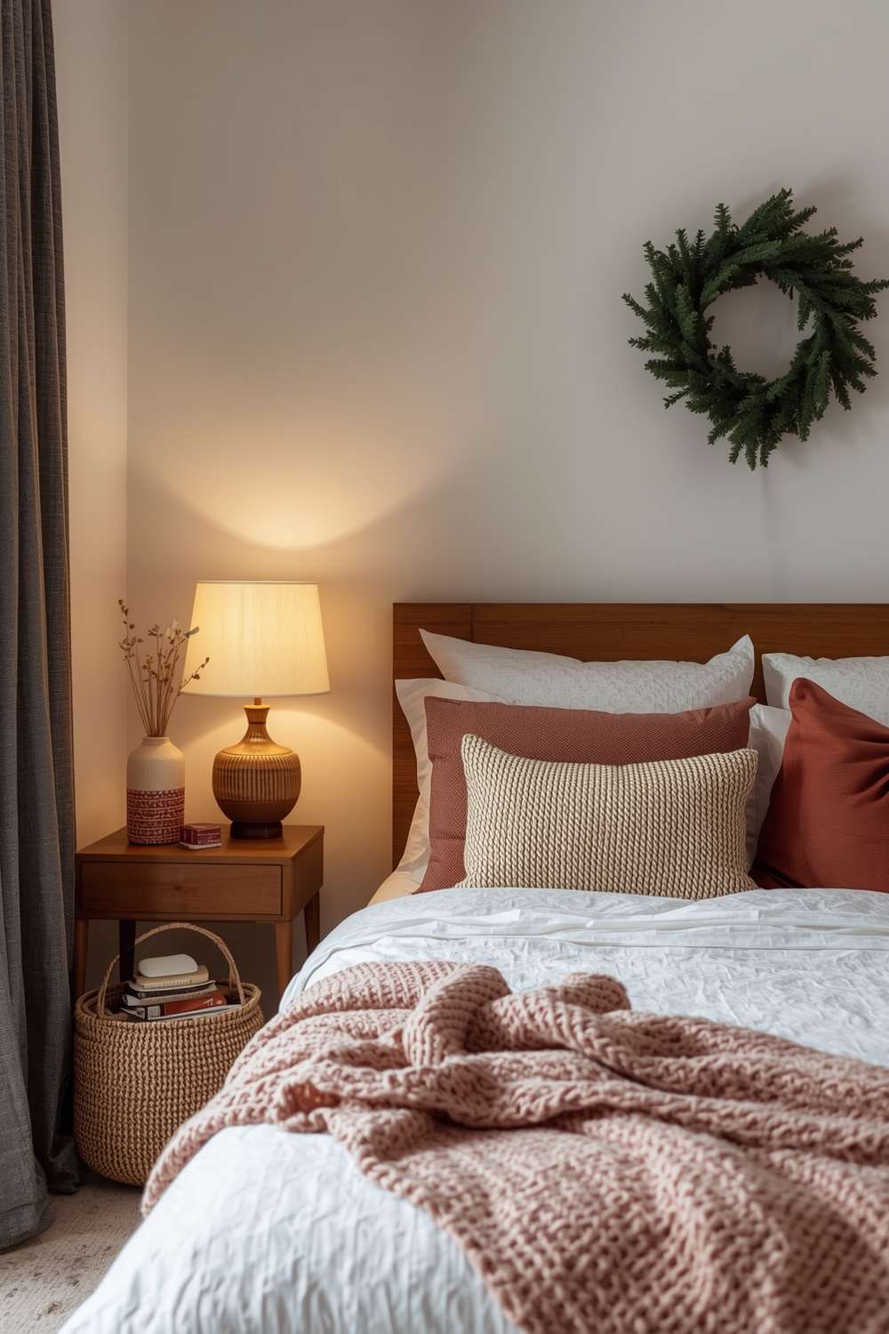 Seasonal Small Bedroom Styling