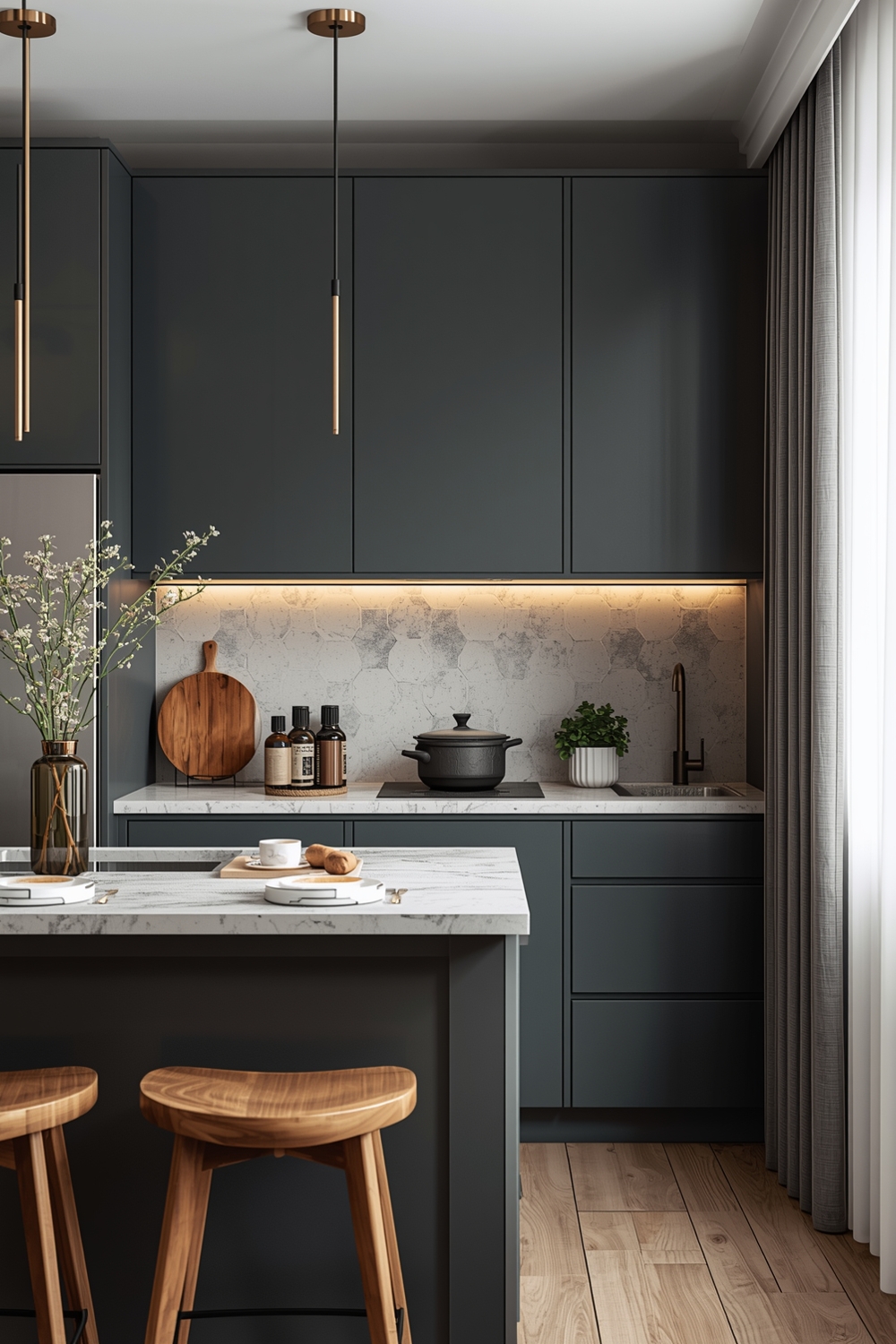 Stylish Compact Kitchen Layouts